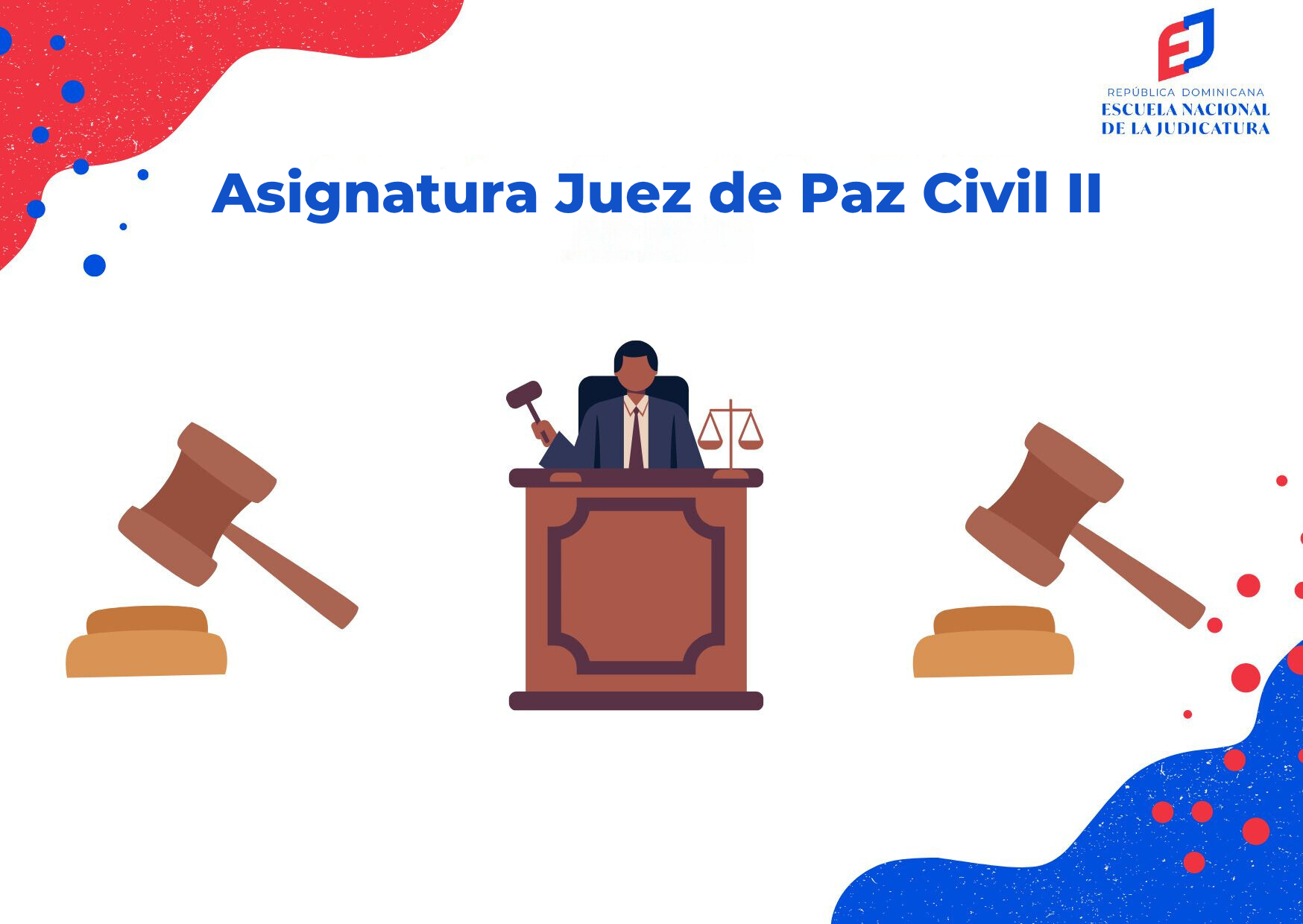 MDJ-401-26-01 Asignatura Juez de Paz Civil II (AJ 2026)